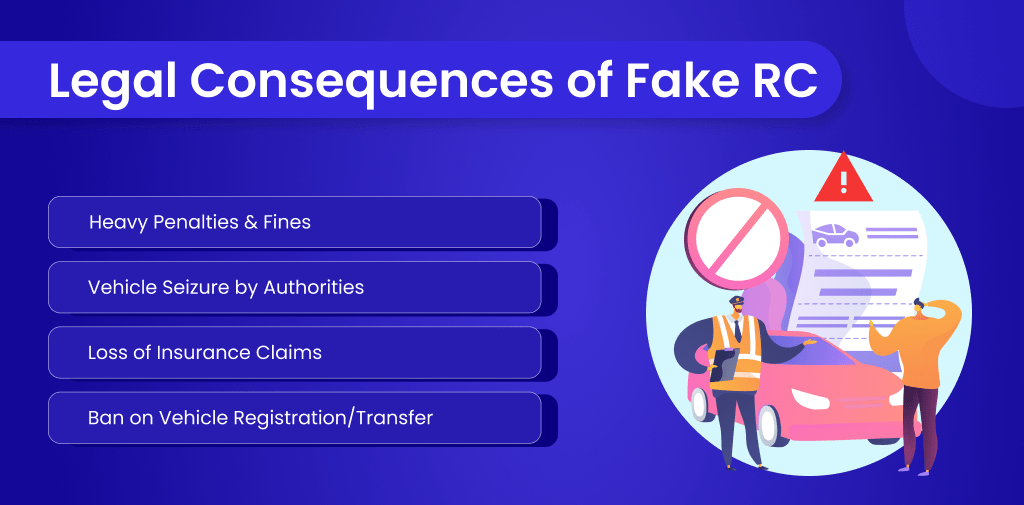 Legal consequences of fake rc