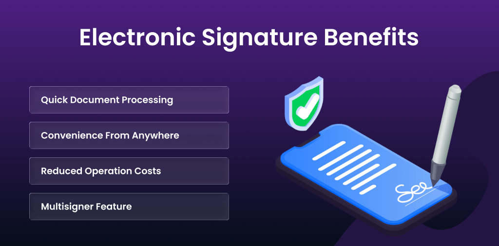 Electronic Signature benefits